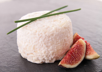 cheese and fresh fig