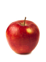 Fresh green apple isolated on white background