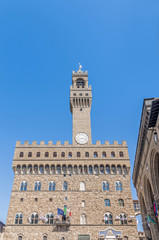 Fototapeta premium The Palazzo Vecchio, the town hall of Florence, Italy.