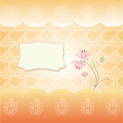 golden lotus card background