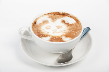 latte closeup
