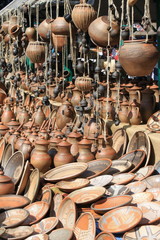 earthenware in the market