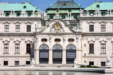 Belvedere in Vienna, Austria