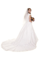 back view bride