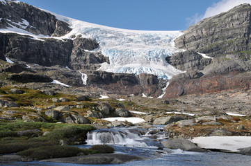 Gletscher vom Hardangerjokulen