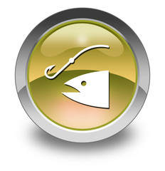 Yellow Glossy Pictogram 