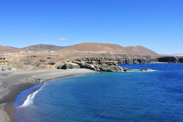 Obraz premium Caleta Negra in Fuerteventura, Spain