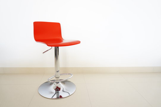 Red Bar Stool