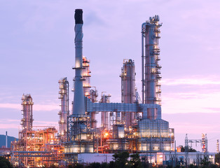 scenic of petrochemical oil refinery plant