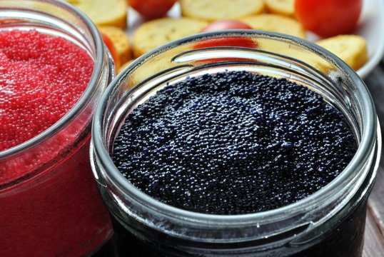 Vasetti di uova di pesce - Caviale