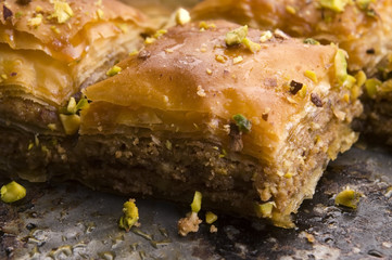 Baklava - traditional middle east sweet desert