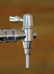 Chrome beer tap
