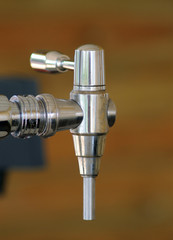 Chrome beer tap