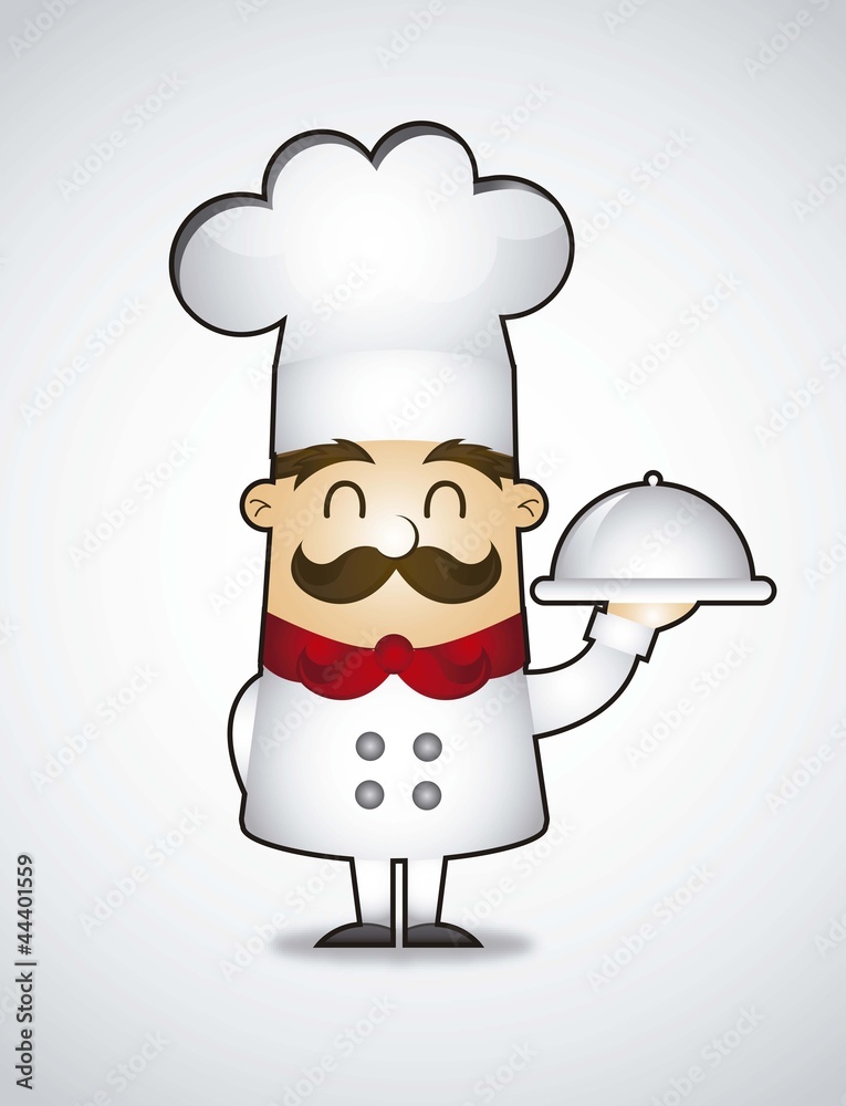 Canvas Prints chef vector|