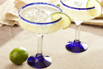 Fresh Homemade Margarita with Lime