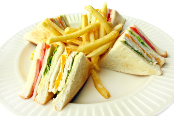 Sandwich with bacon