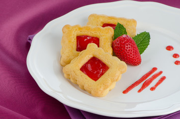 Strawberry  cookies