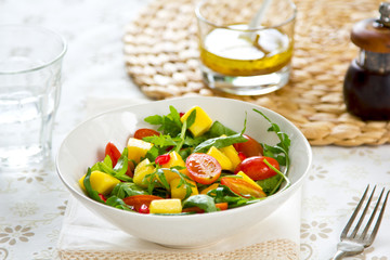 Mango,Pomegranate and Rocket salad