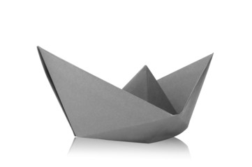 Naklejka premium Paper boat