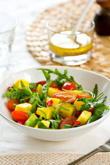 Mango,Pomegranate and Rocket salad