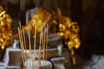 Aroma stick in Buddha