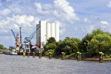 Obraz premium the industrial port