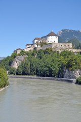 Fototapeta na wymiar die bekannte Festung von Kufstein am Inn