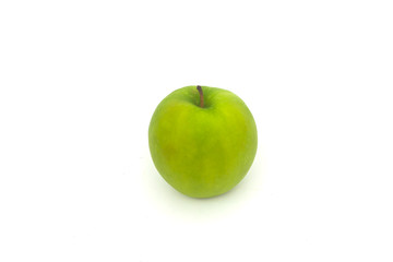 Apple on white paper