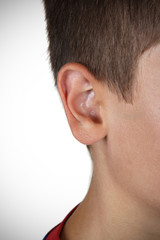Fototapeta premium Young Boy's Ear