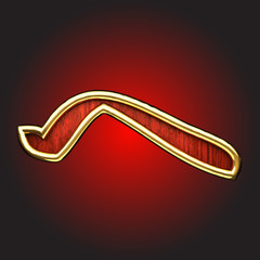 Vector Japanese figure