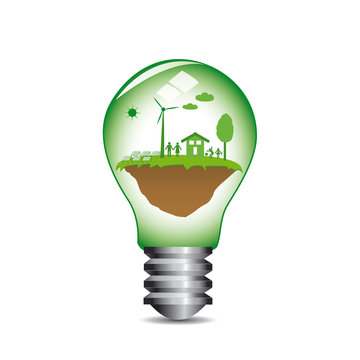énergie renouvelable-ampoule-îlot