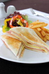 ham cheese sandwich