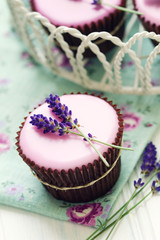 Lavender cupcakes