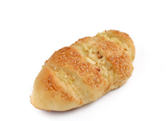 garlic bread with sesame