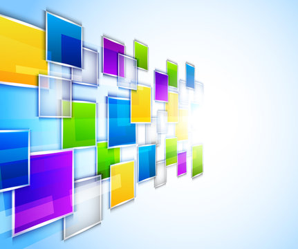 Background with squares