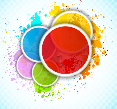 Background with circles