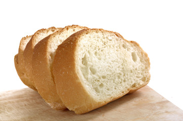 bread on wood background