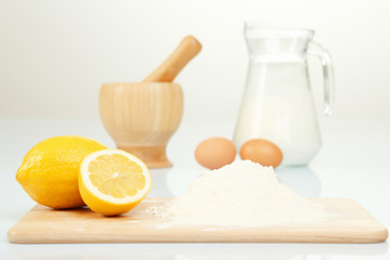 Different products to make bread