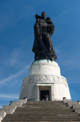 Fototapeta premium Memorial of the second world war and russian soldiers