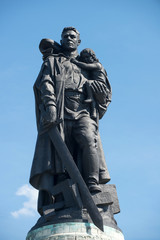 Memorial of the second world war and russian soldiers