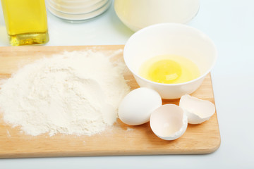 Different products to make bread