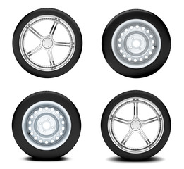 Beautiful car wheels