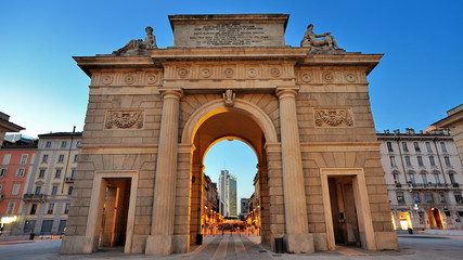 Fototapeta premium Milan Porta Garibaldi, near Corso Como fashion district