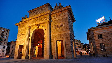 Fototapeta premium Milan Porta Garibaldi, near Corso Como fashion district