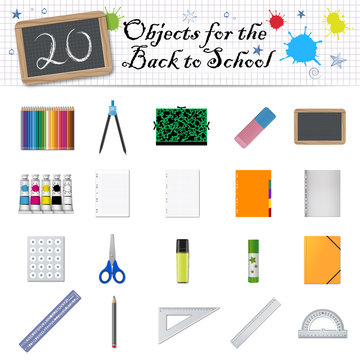 20 Objects for the Back to school