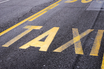 Taxi sign