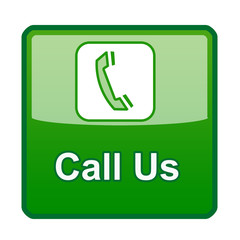 "call us" Web button (customer service hotline call contact)