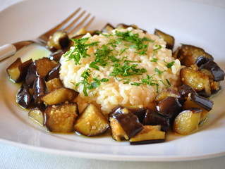 Risotto with Eggplant
