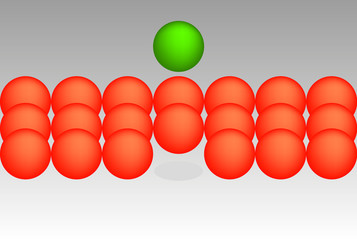 Business Concept. Stand out from the crowd. Be different