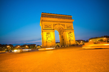 Fototapeta na wymiar Paris, Paris, Frankreich. Triumpfbogen